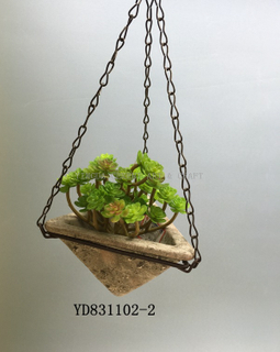 Hanging Concrete Planters