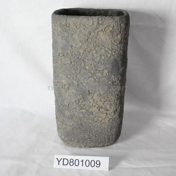 concrete decoration vase