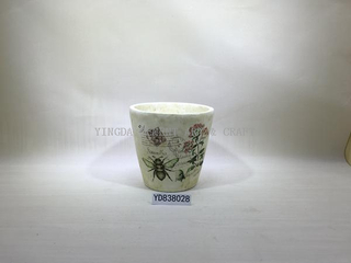 Decal Concrete Planter