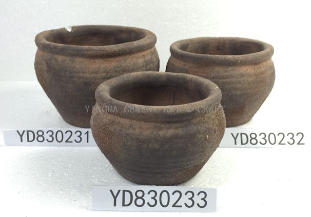 Concrete Round Pots