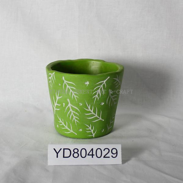 Pattern Conical Concrete Planters