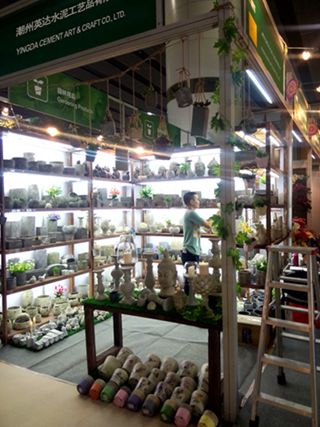 117th Canton Fair-Home & Garden Decoration Flowerpots, Concrete Planters 