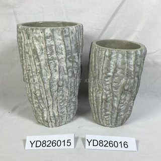 Vase Round Loofah Concrete Planters