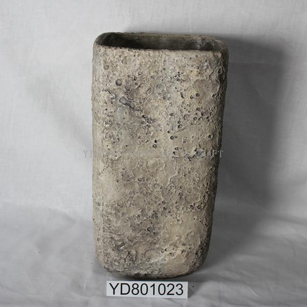 concrete decoration vase