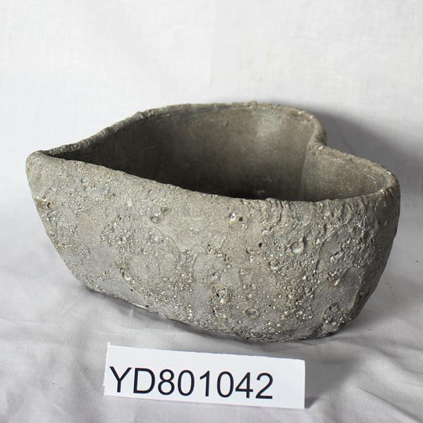 Heart Shape cement decoration floral container for succulents