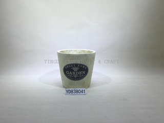 Decal Concrete Pots