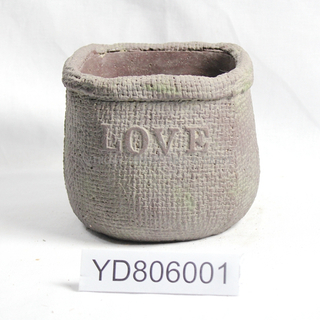 LOVE Cube Cement Planters