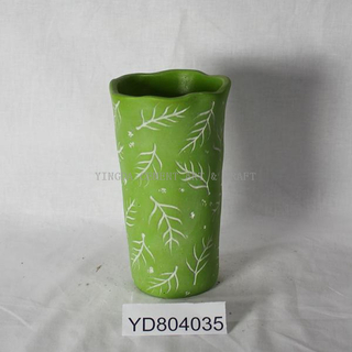 Pattern Vase Round Concrete Planters