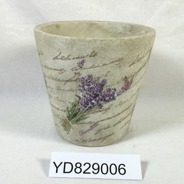 Decal Flower Pots