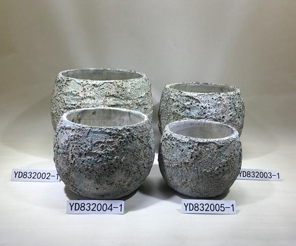 Pot Round Cement Planter pots