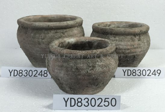 Concrete Round Pots