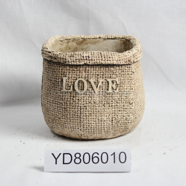 LOVE Cube Cement Planters