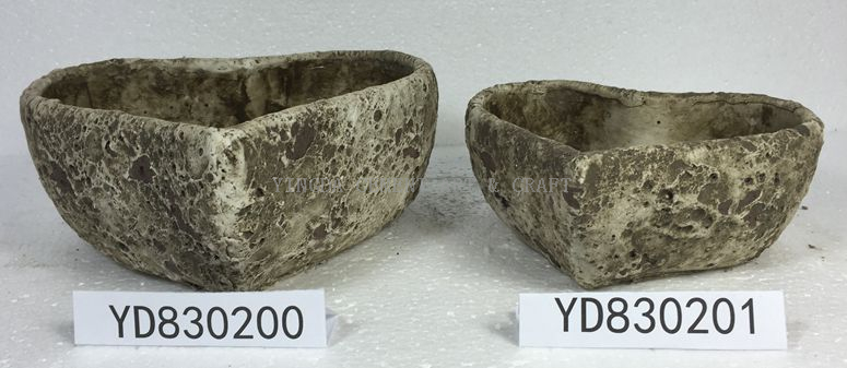 Heart Shape Cement Flower Pots for Succulents