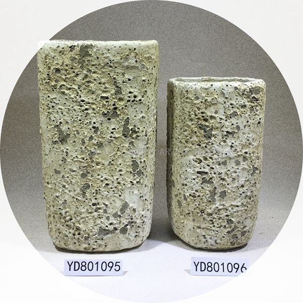 concrete decoration vase