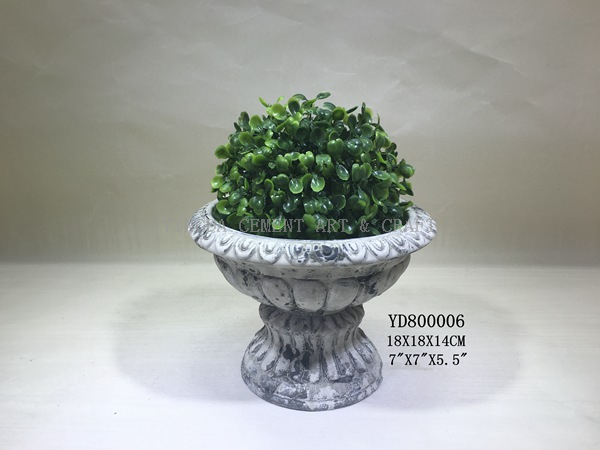 Concrete Urn Planters 7*5.5"