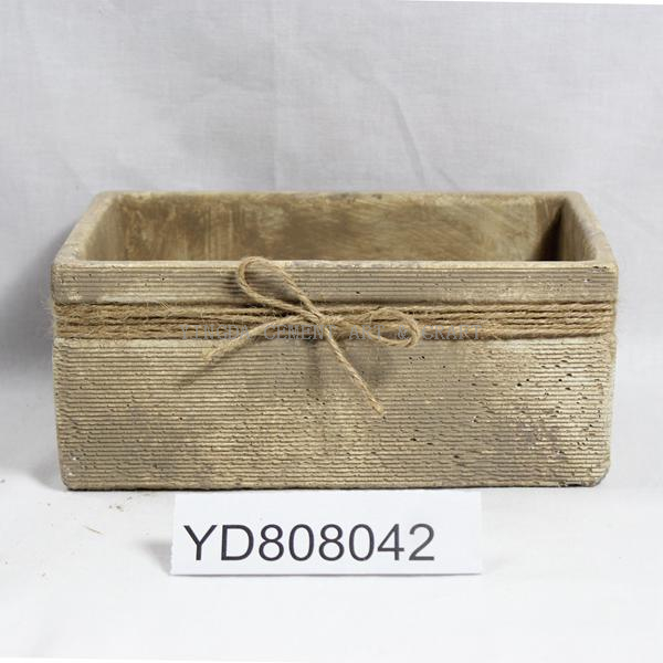 Rectangle Cement Planter pots for home and garden 