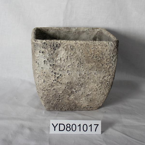 vase square cement flowerpots 