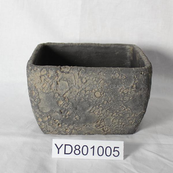 Bowl Square cement decoration floral container
