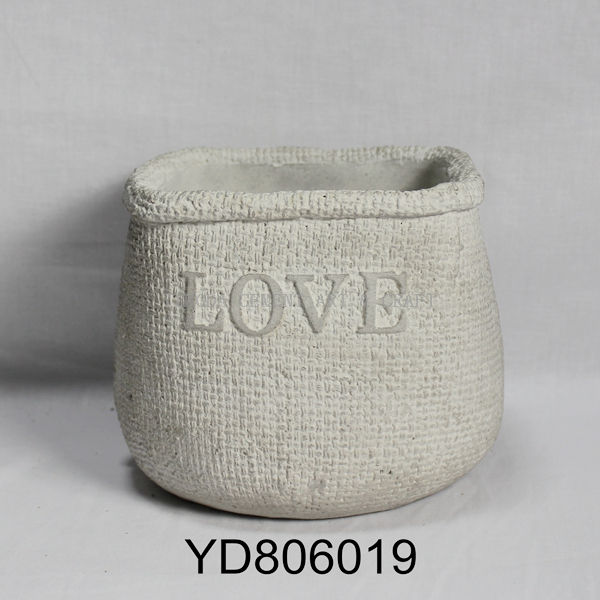 LOVE Cube Cement Planters