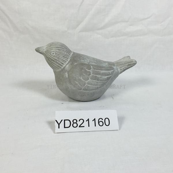 Cement Birds Animal Decoration for Home and Garden 