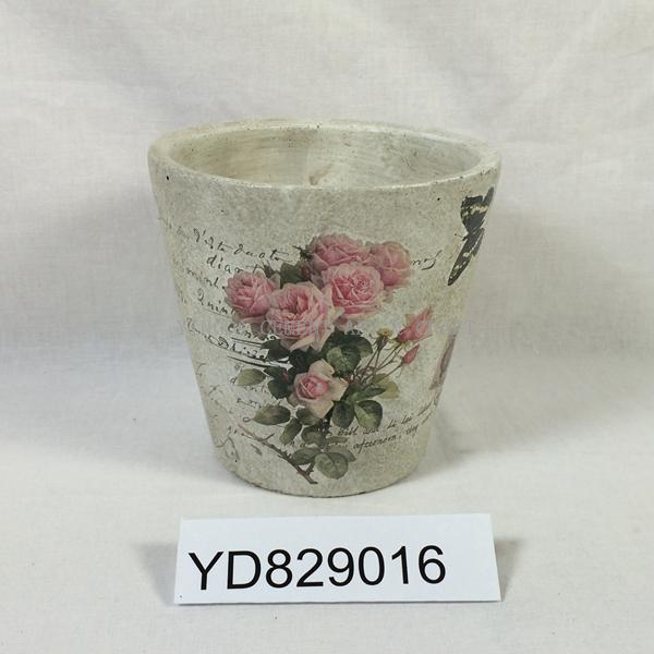 Decal Flower Pots