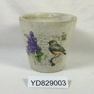 Decal Cement Pots