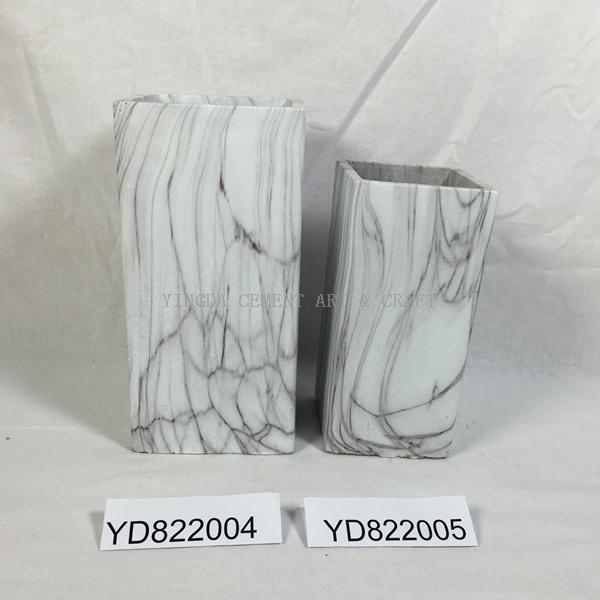 Marble Vase Square Pots