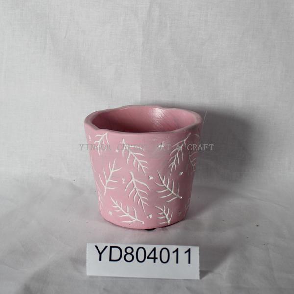 Pattern Conical Concrete Planters