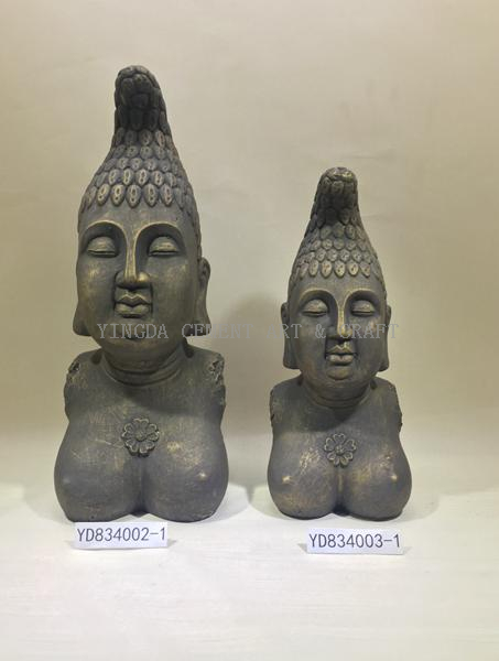 Cement Buddha Figure for Home and Garden
