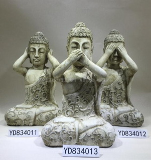 Concrete Buddha Statue for Home and Garden