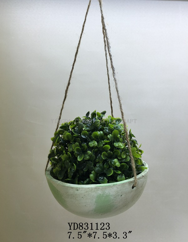 Hanging Cement Planter