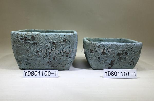 Bowl Square cement decoration floral container