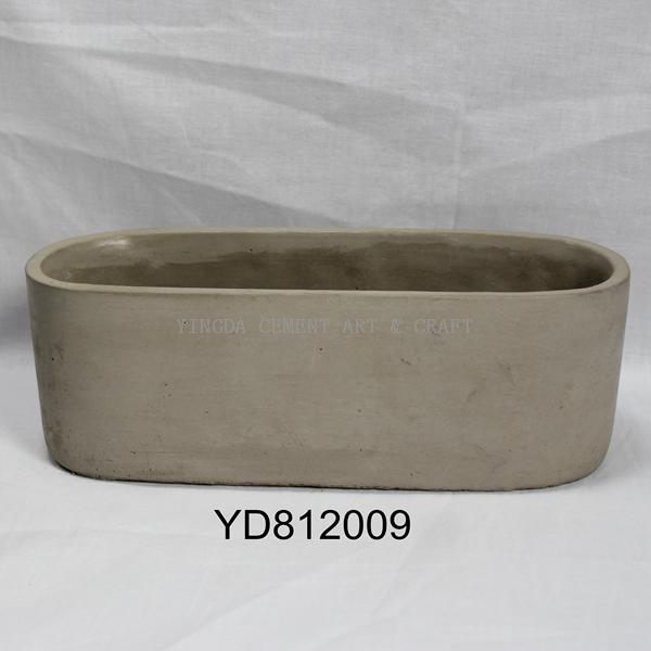 Oval Cement Planters