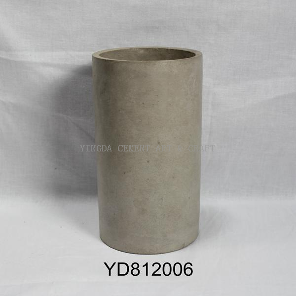 Vase Cylinder Cement Planters