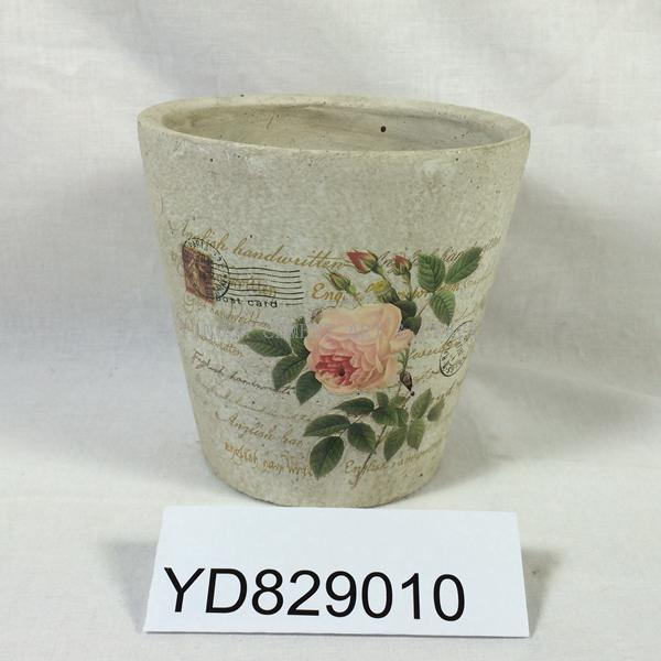 Decal Flower Pots