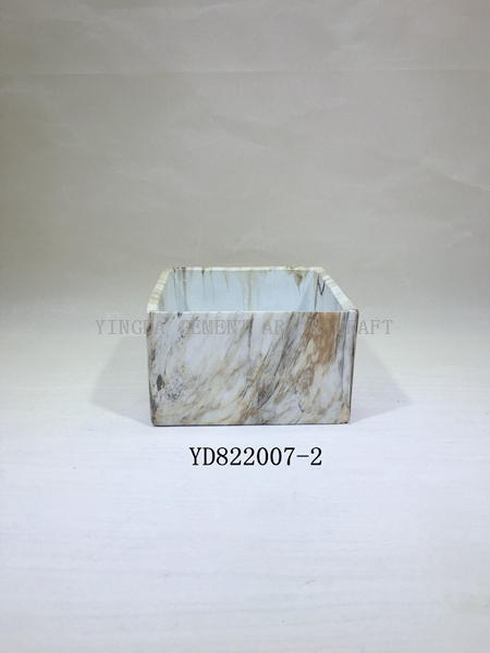 Marble Bowl Square Pots
