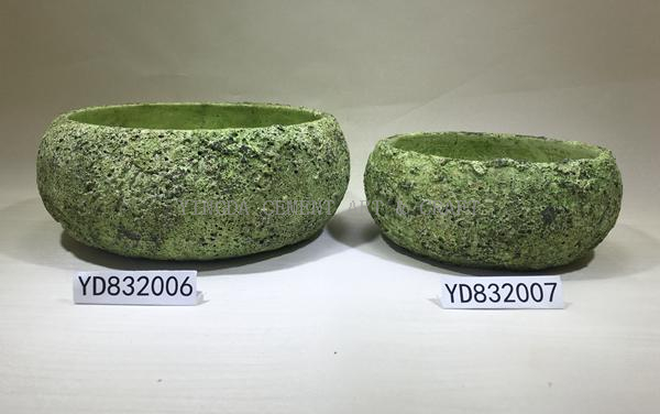 Bowl Round Cement Planter pots
