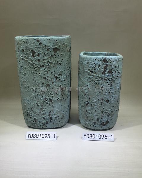 concrete decoration vase