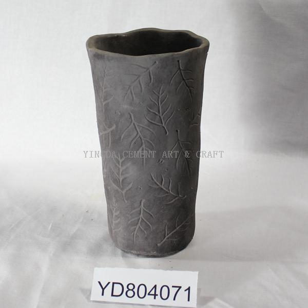 Pattern Vase Round Concrete Planters