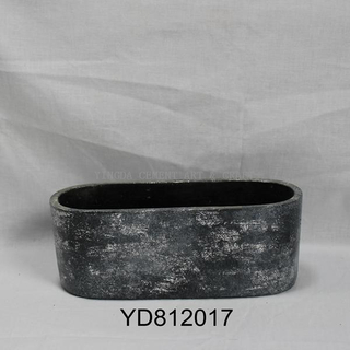 Oval Cement Planters
