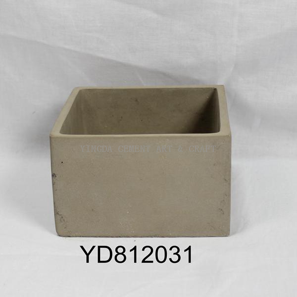Bowl Square Cement Planters