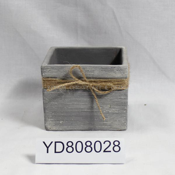 Square Cement Planter pots for home and garden 