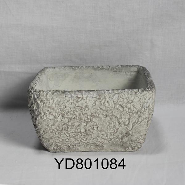 Bowl Square cement decoration floral container