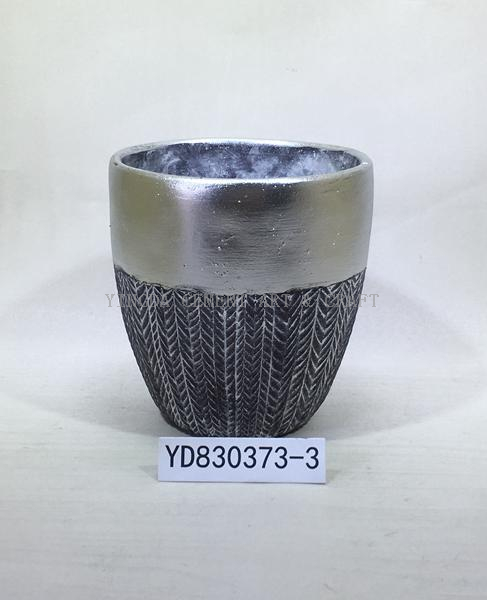 Metallic Conical Pot