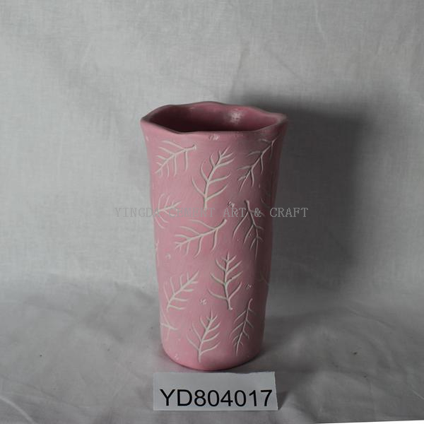 Pattern Vase Round Concrete Planters