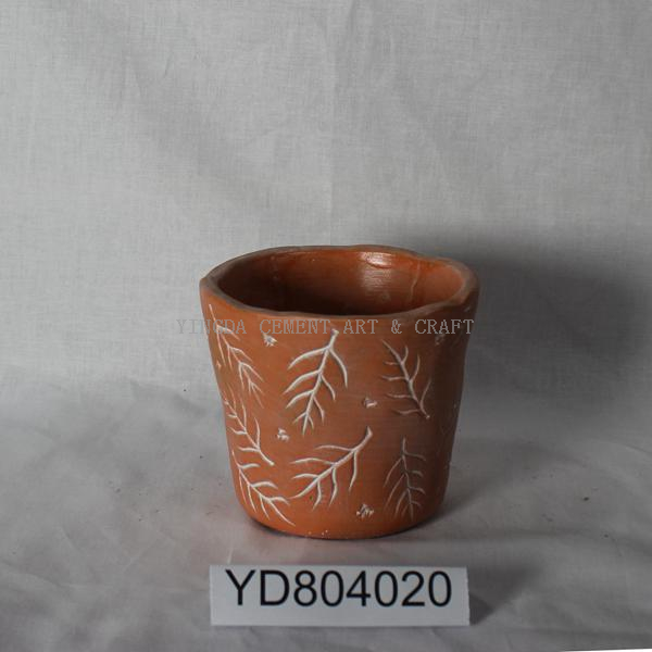 Pattern Conical Concrete Planters