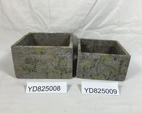 Bowl Square Cement Planter