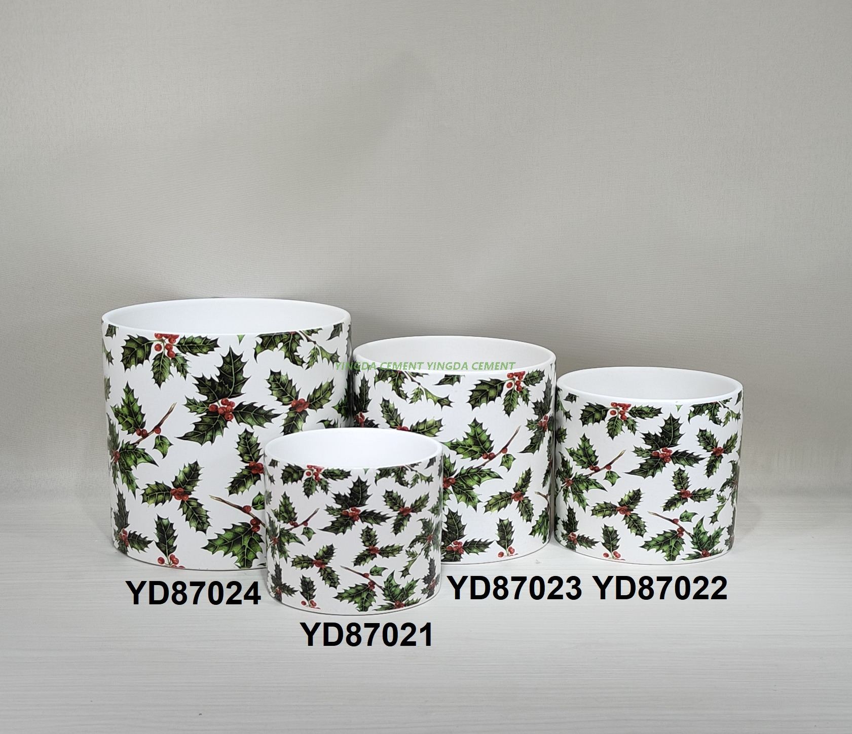 Flower Plant Pot for Home Decor Garden Decorative Round Ceramic New Custom Outdoor Indoor Home Decoration