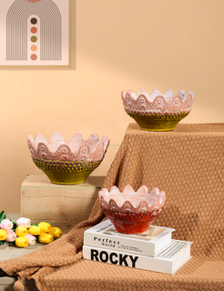  Ceramic Flower Pot for Indoor Garden Simple Design Green Aloe Fleshy Green Plant Home Nursery Use