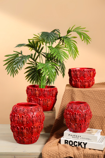  Flower Pots Ocean Cement New Lobster Design Indoor Handmade American Style Glazed Indoor Decor